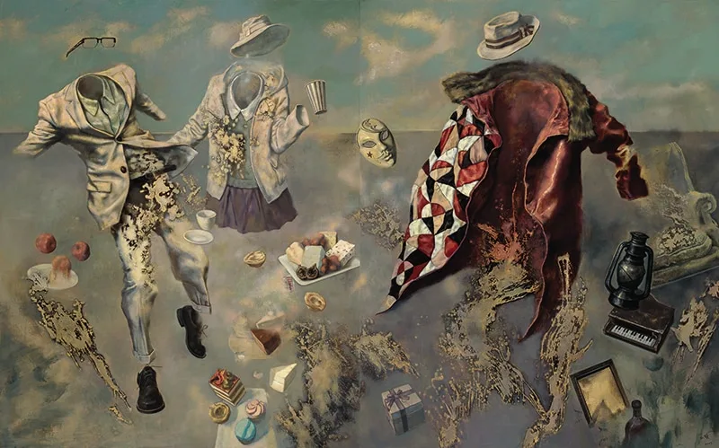 王頡 (b.1978)｜長日無盡｜2010｜布面丙烯、油彩｜200x320cm