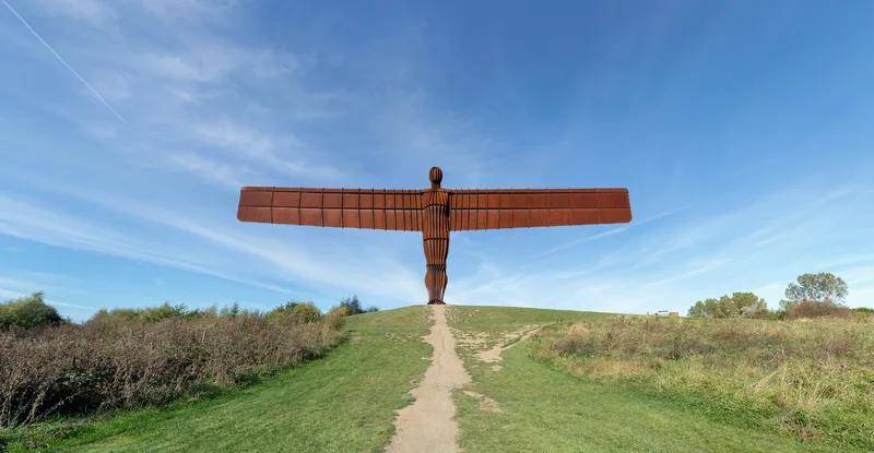 安東尼·葛姆雷 Antony Gormley (b.1950)｜北方天使 Angel of the North｜1998｜鋼鐵｜20x54x2.2m
