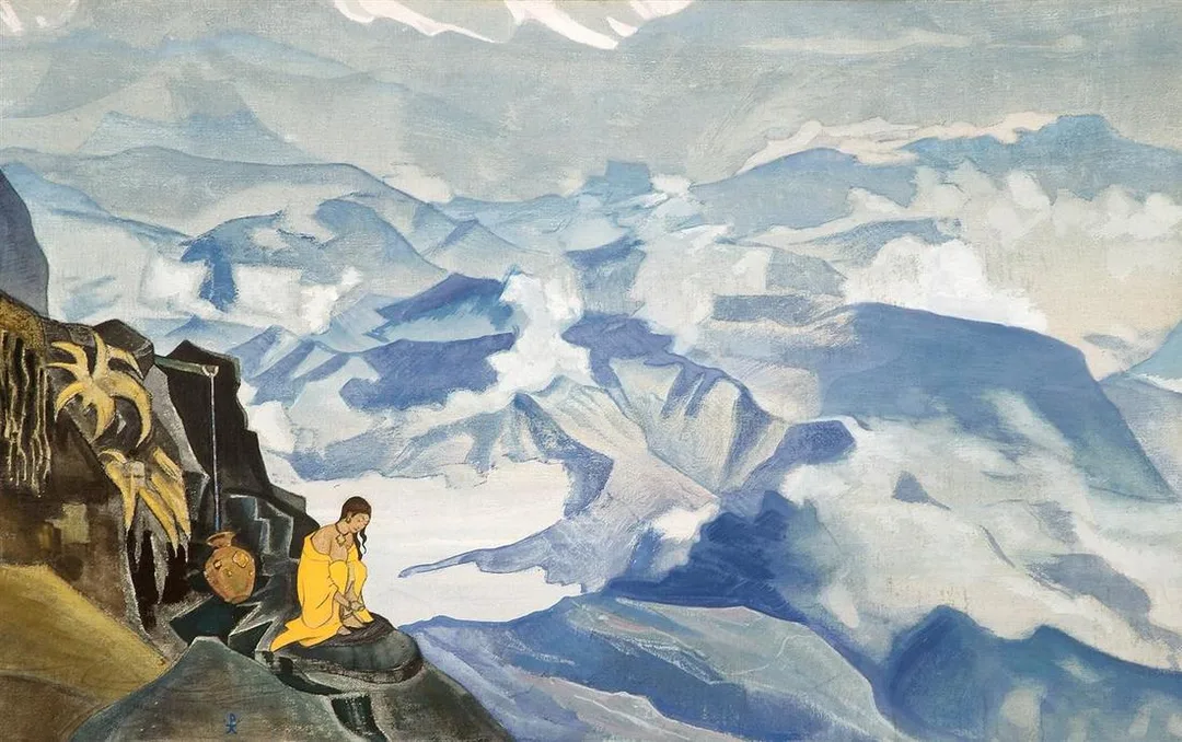 尼古拉斯‧洛裡奇 (1874-1947)｜生命點滴｜1924｜蛋彩、畫布｜74x117.5cm