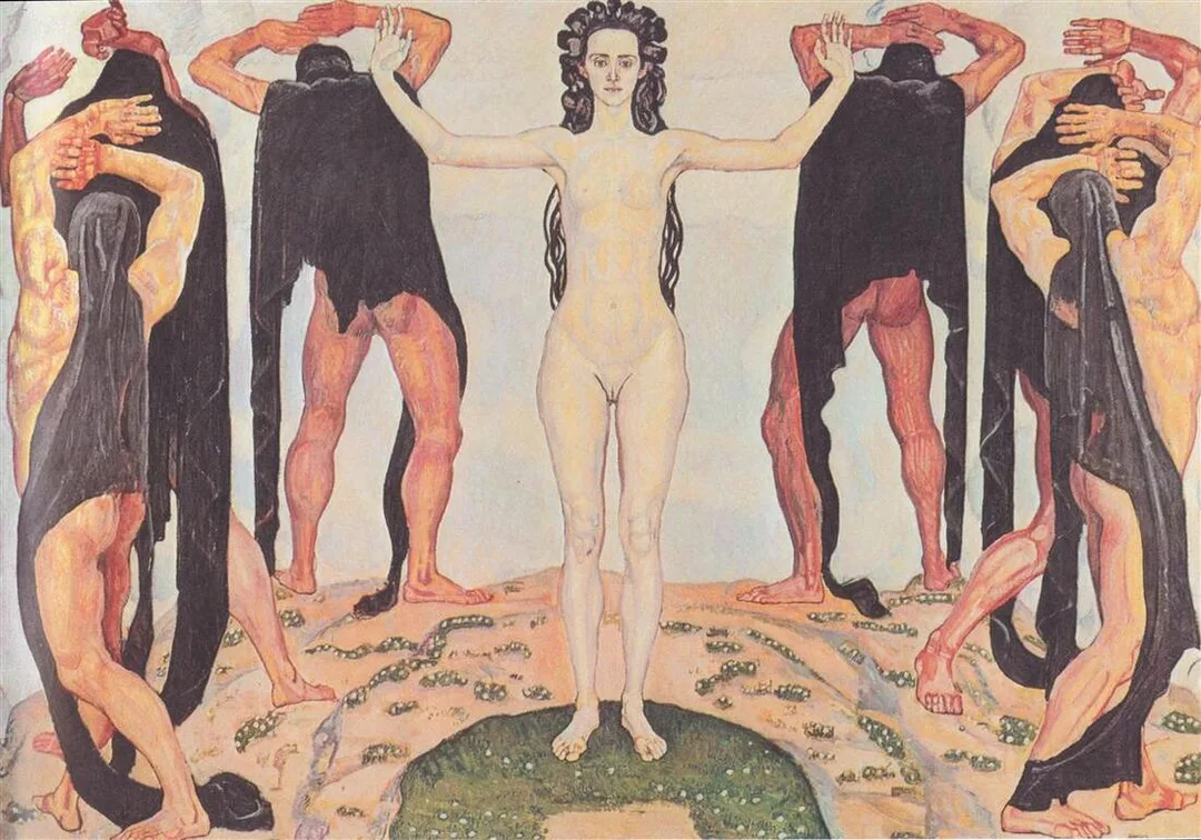 費迪南德‧霍德勒 Ferdinand Hodler (1853-1918)｜真理 The Truth｜1903｜油彩、畫布｜208x294.5cm