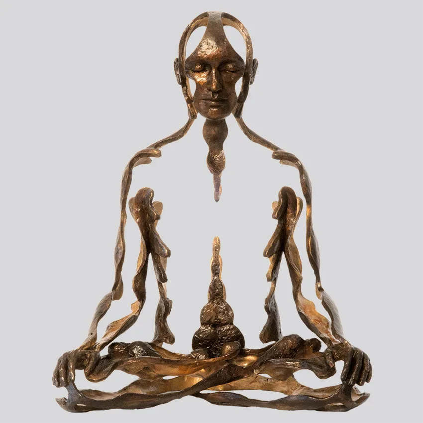 沙肯·巴伯 (b.1971)｜聖殿｜2016｜銅｜31x24x17cm