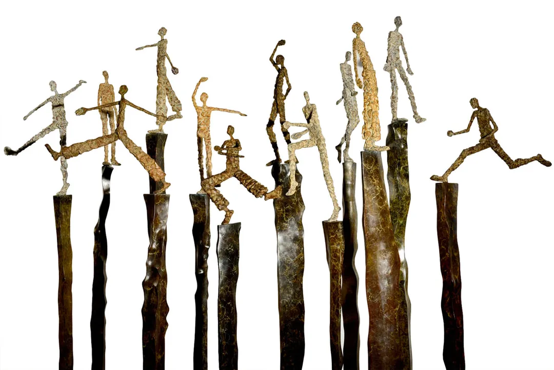 瓦兒 Val (1967-2016)｜ Theatre of Joy (Monumental)｜2013｜銅｜12 artworks，H165 to H195.5cm
